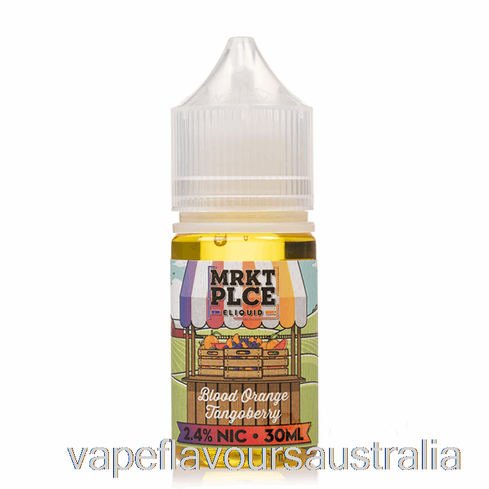 Vape Nicotine Australia Blood Orange Tangoberry - MRKT Salts - 30mL 24mg